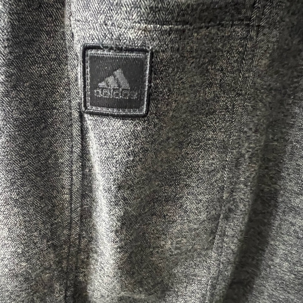 Adidas Gray Herringbone GO-TO FALL WEIGHT PANTS